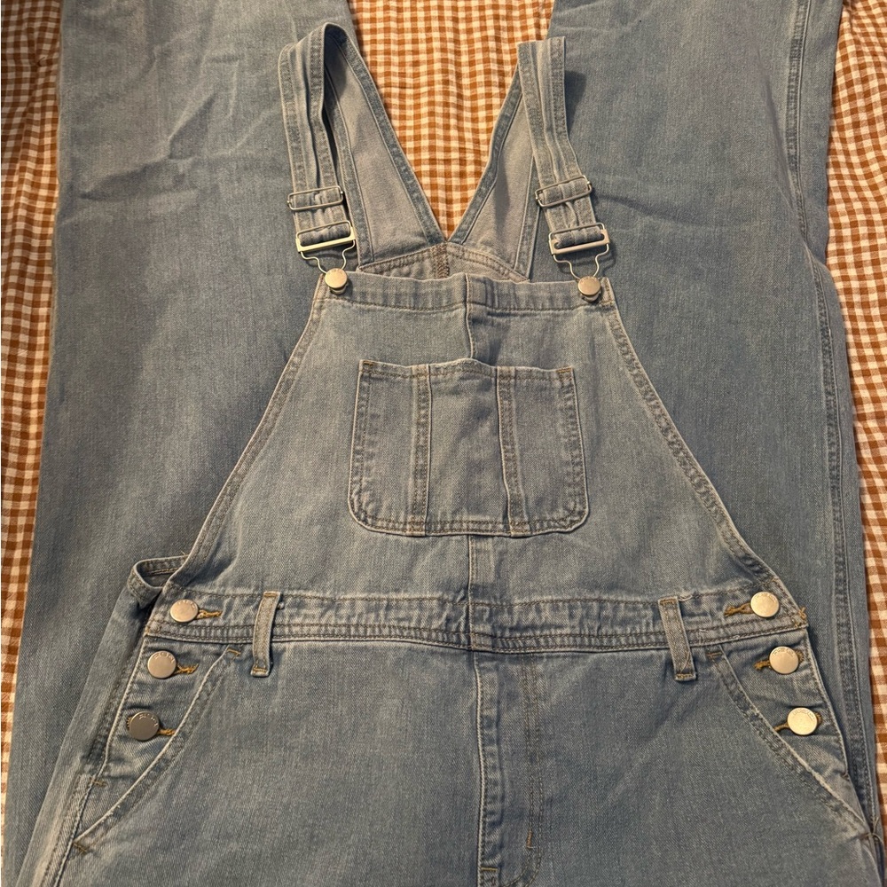 RSQ Light Blue Denim Overalls